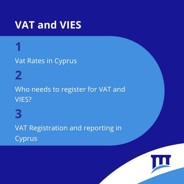 VAT and VIES registration Cyprus. Reporting process in Cyprus. Things to know and a step-by-step guide by Christos Makrides and Associates Ltd.